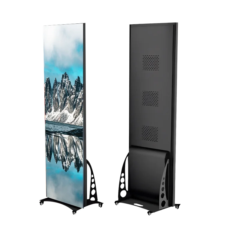 Крытый P2.5 цифровой полноцветный портативный светодиодный Плакат рамка/Рекламный СВЕТОДИОДНЫЙ экран