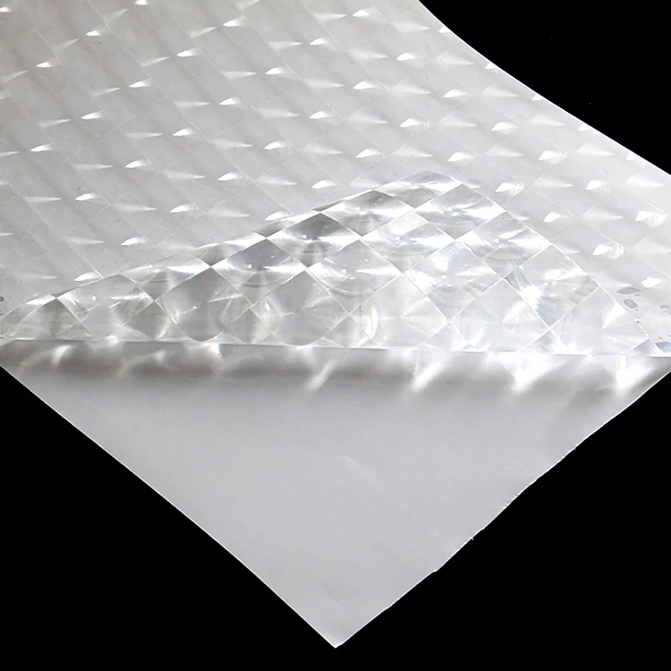 Plastic 3D photo holographic transparent cold lamination film