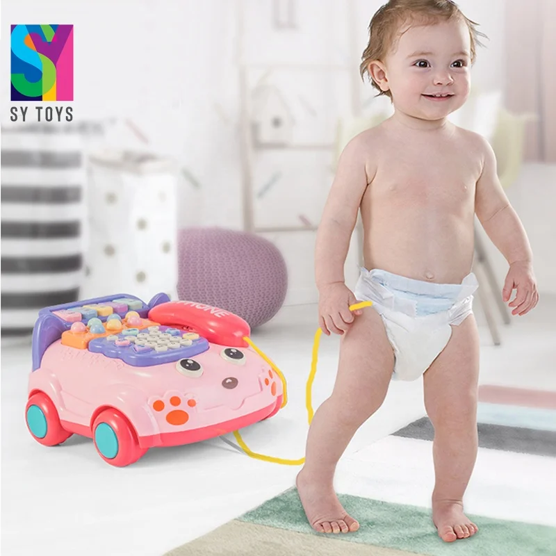SY Early learning musical telephone educational electronic toys