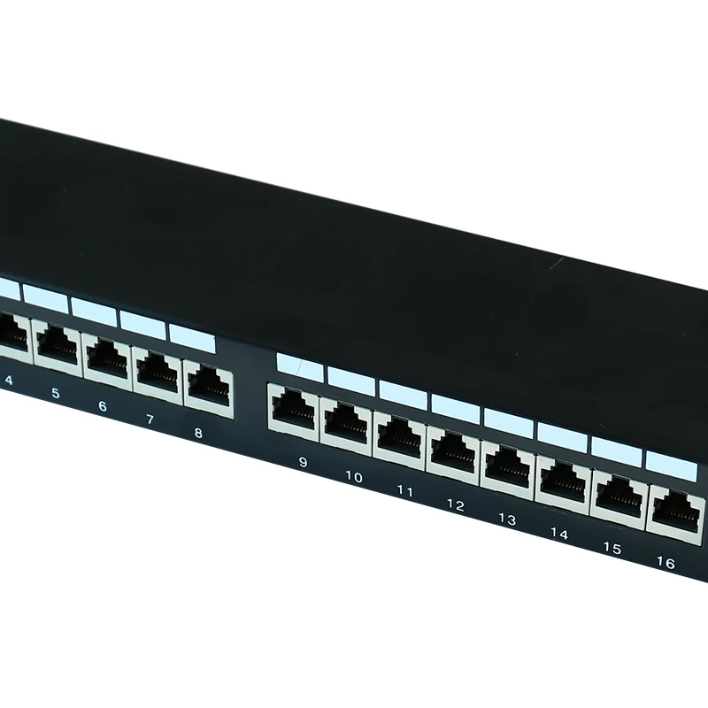  Экранированная патч-панель RJ45 1U Cat6 CAT6A ftp 24