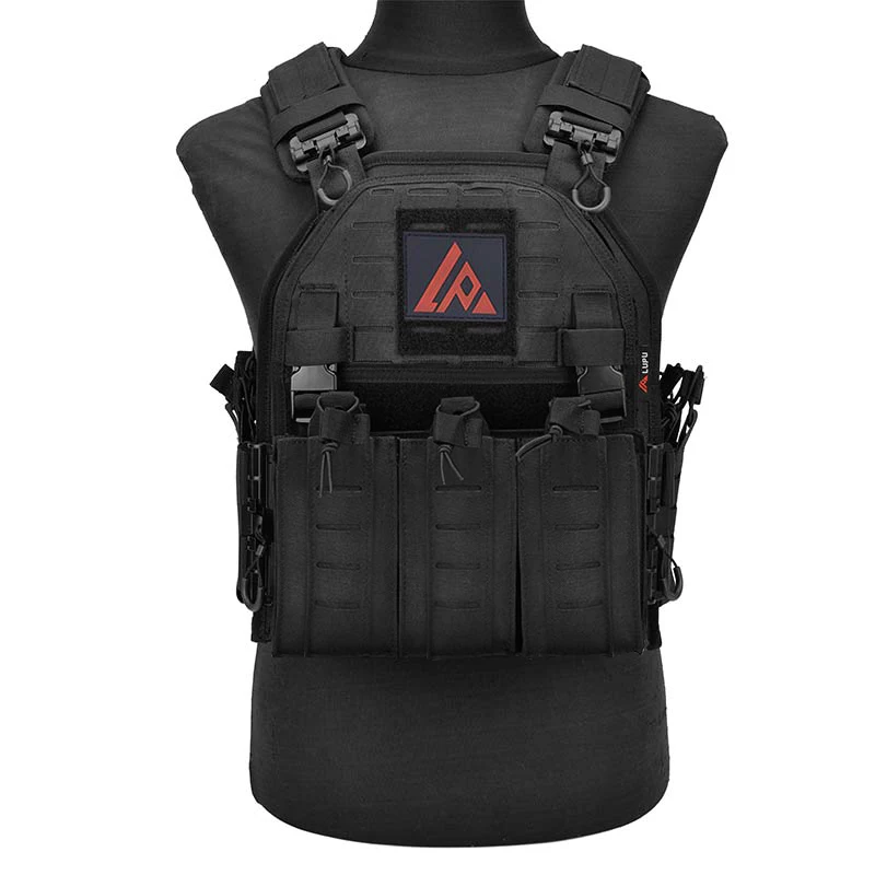 Wholesale Oxford Fabric  Waterproof Safety Black Tactical Gym Hunting Vest