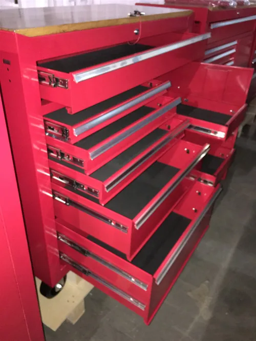 Wholesale 8  drawers heavy duty trolley tool Cabinet with door craftsman tools