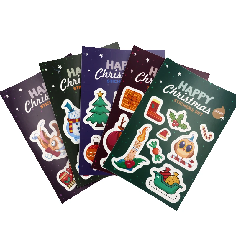 Custom Wholesale A4 Sheet Vinyl Eggshell Stickers Scratch Off Aesrhetic Wide Sticker Sheet For Clear Libby Cups