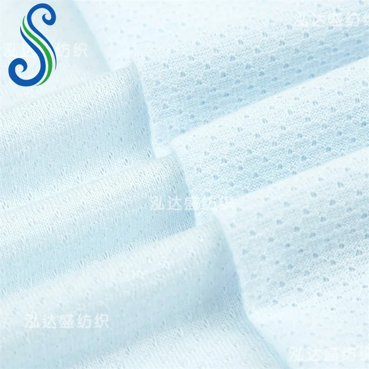 130Gsm Breathable 70%Bamboo 30%Cotton Knitted Jacquard Fabric for Baby Jumpsuit