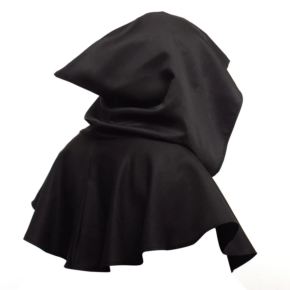 Medieval Hooded Conjoined Cap Festival Halloween Witch Hooded Cape Common Voodoo Pagan Role Play Cosplay Hat