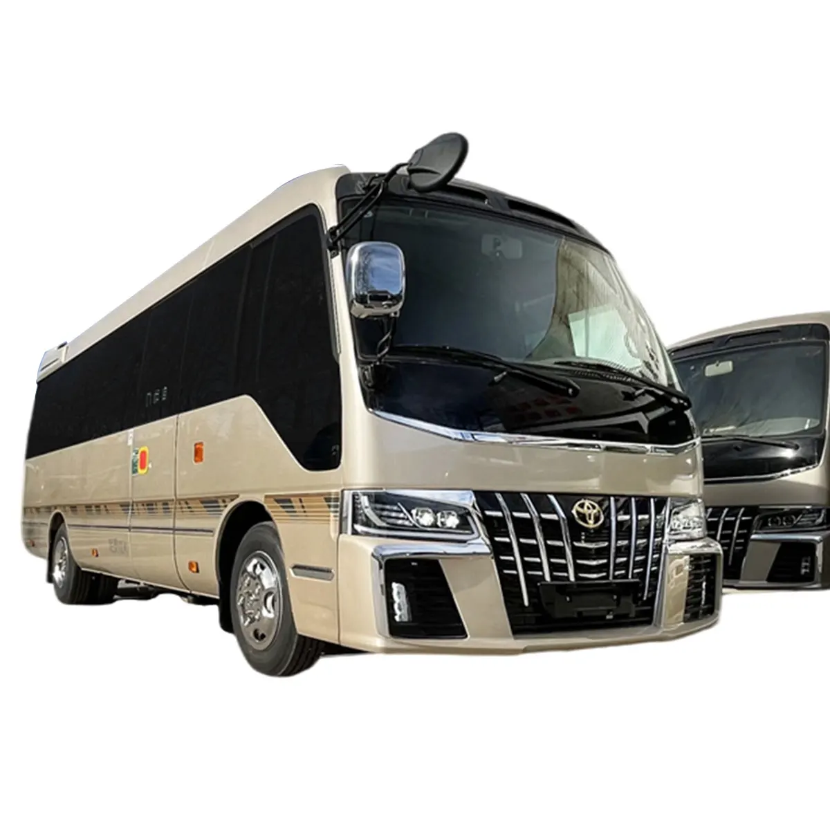 8 seats Toyota Coaster Luxury interior business privacy partition comfortableness bus Mobile Office Functions bus