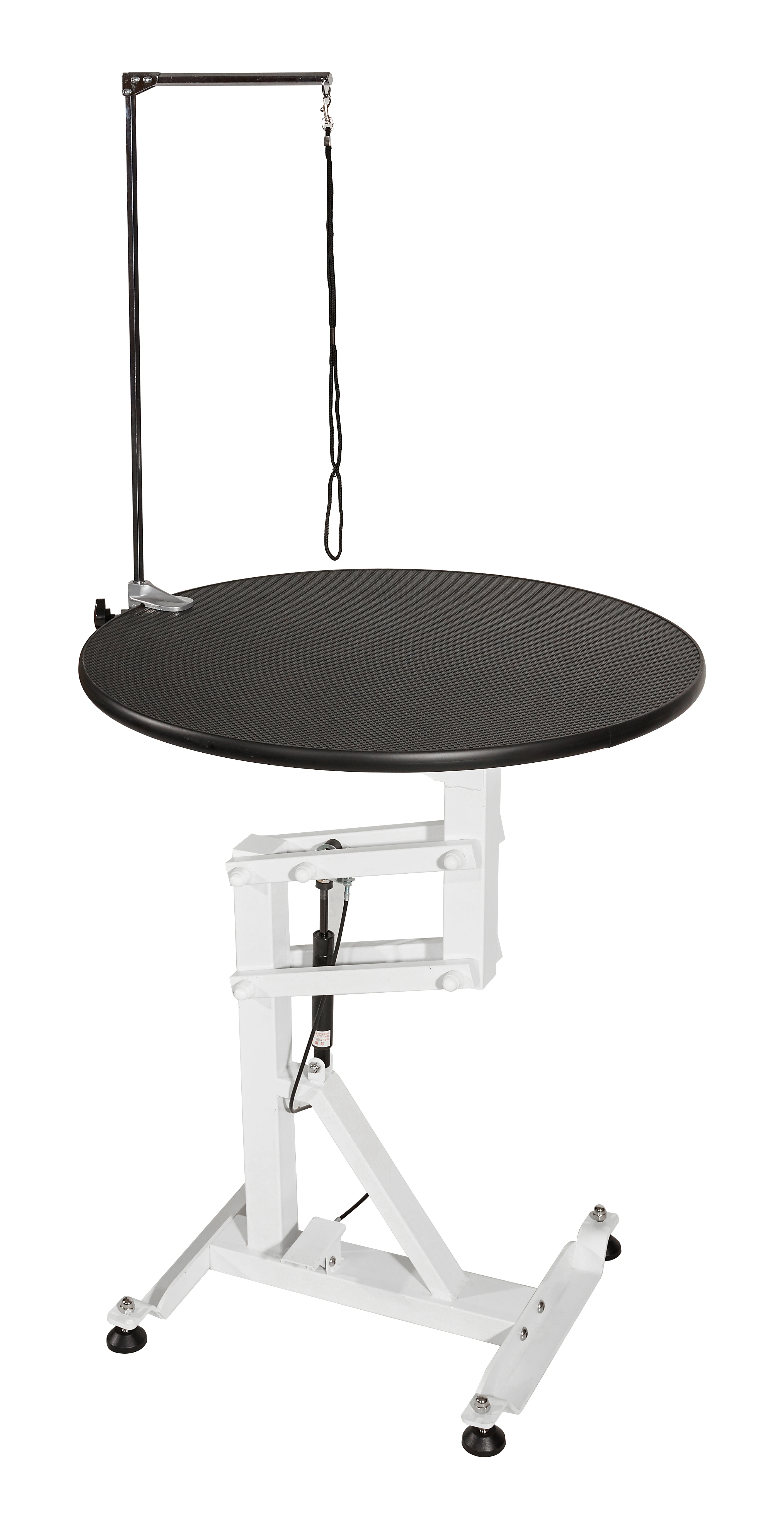 Electric adjustable height pet table low noise Factory supply quality assurance Dog Grooming Table Round Tabletop Table