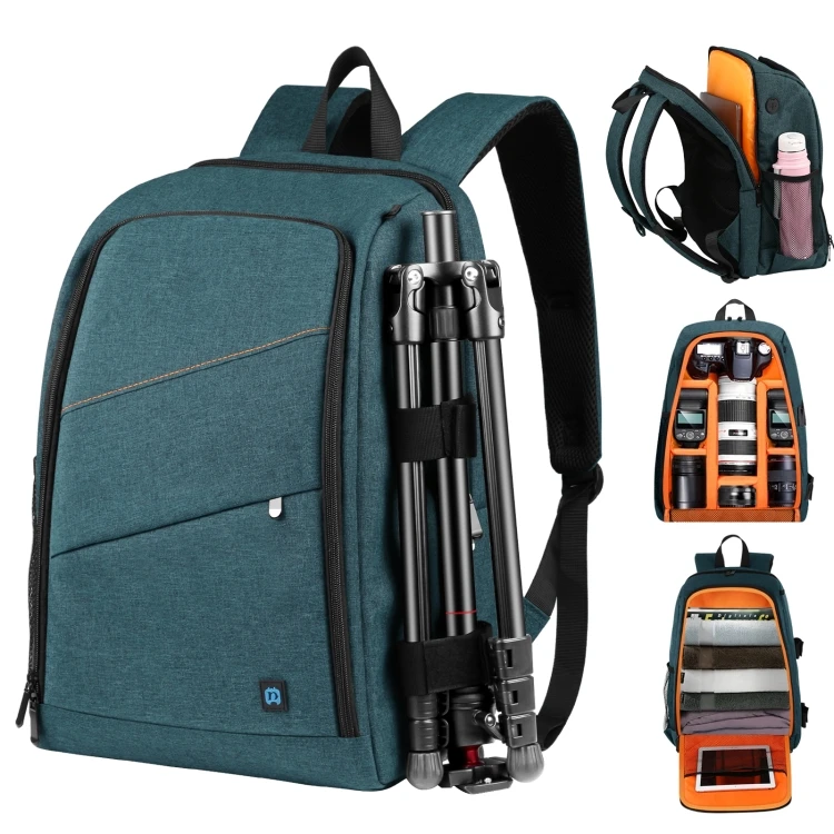 Wholesale New Products PULUZ Outdoor Portable Waterproof Scratch-proof Dual Shoulders Backpack Handheld  Camera Bag