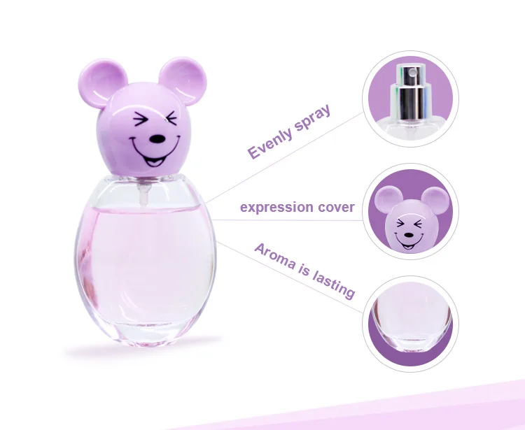 Yozzi Special fragrantAnimal Shape for kids skin carebaby girls perfumesweet perfume for baby