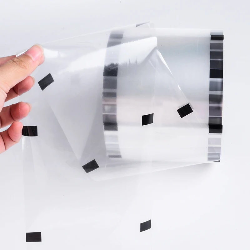13cm Disposable transparent plastic sealing film custom logo milk tea cup sealing film