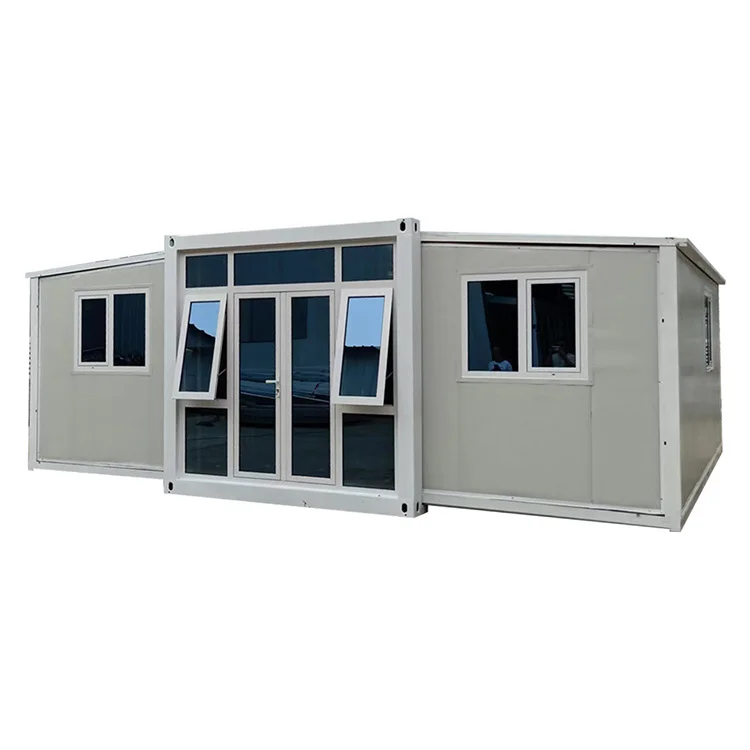DFBD Used Small Foldable Luxury Free Fab Aluminum Extensible Push Out Glass Container House Cheap 20ft Folding Home