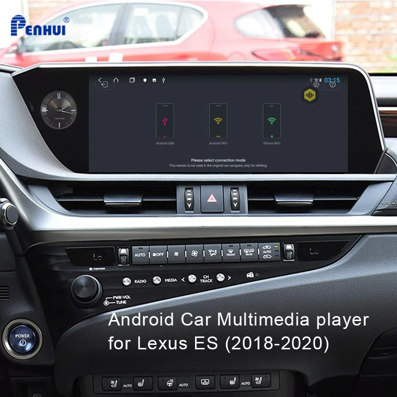 Автомобильный DVD-проигрыватель на Android для Lexus ES(2018-2020) автомобильное радио мультимедийный видеоплеер навигатор GPS 10 0 двойной разъем 5 1