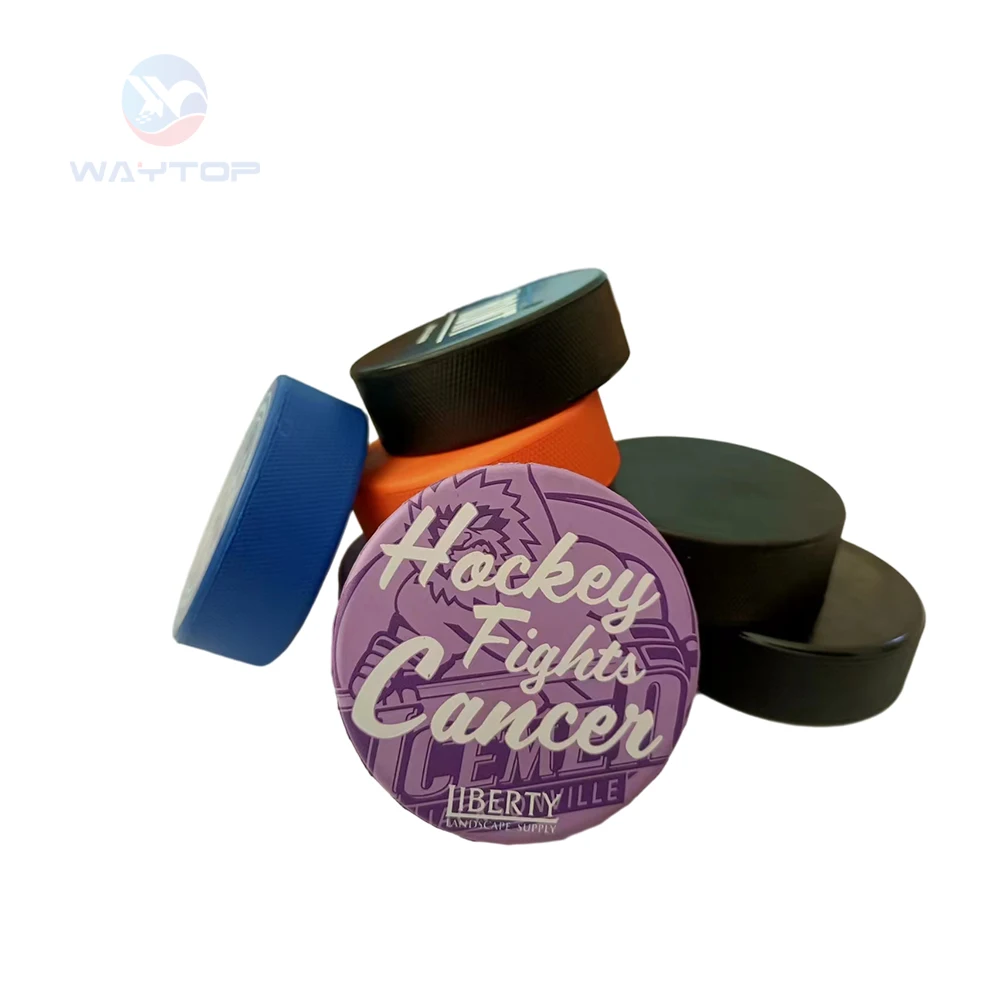 Wholesale Street Land Custom logo Custom Ice Hockey Puck Official