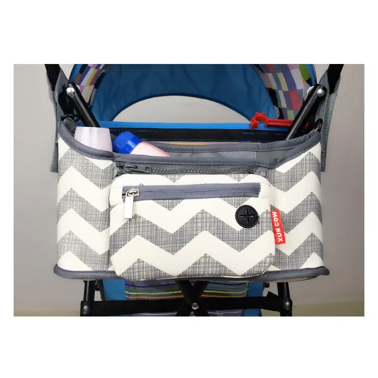 Kinderwagentasche waterproof detachable phone bag neoprene stroller organizer bag baby