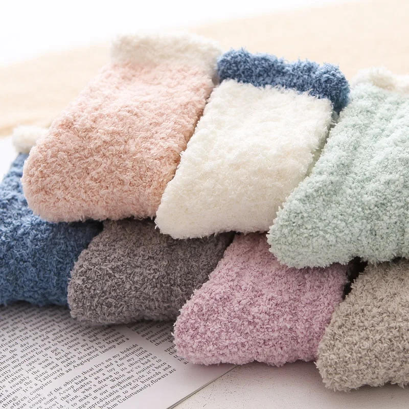 wholesale soft winter warm fluffy home socks cozy fuzzy floor socks