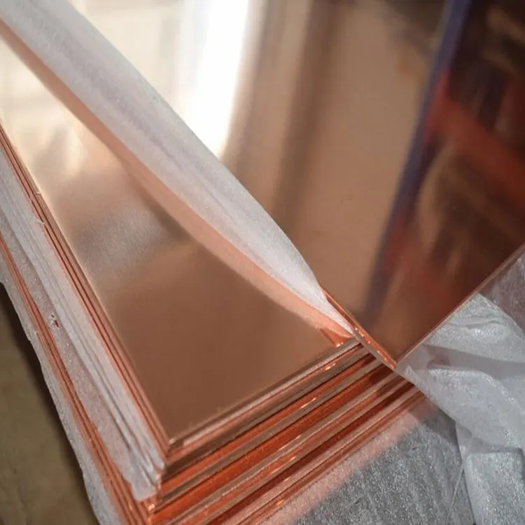 C11000 C12000 C26000 C28000 C34700 Copper Alloy 4x8 Copper Sheet Price 99% Pure Copper Plate