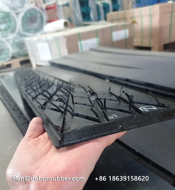 Conveyor repair maintenance Pulley Lagging Rubber sheet Slide-Lag Lagging