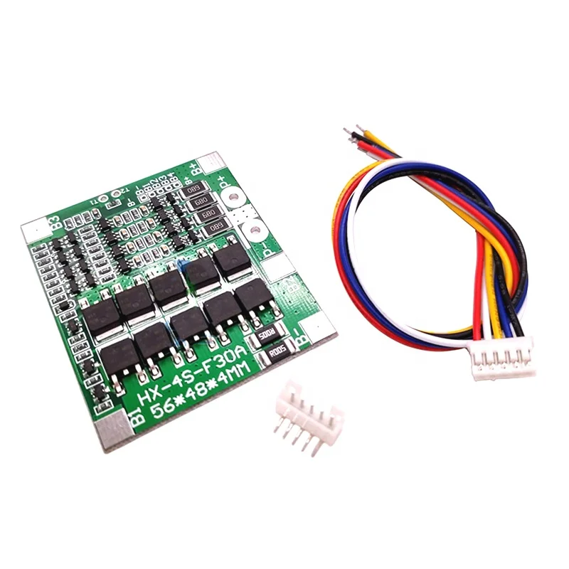 4S 16,8 V литиевая батарея Защитная плата-железо-фосфатных аккумуляторов и никель-сбалансированная 30A