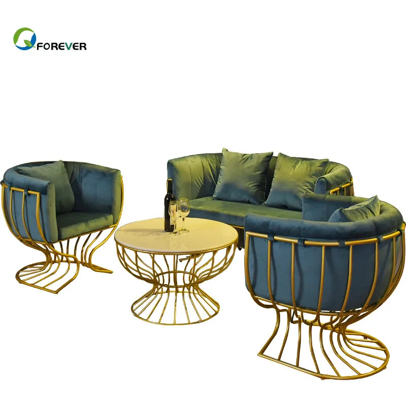 Simple Nordic wind light luxury modern cloth art leisure single chair designer bedroom small family leather garden sofas bed