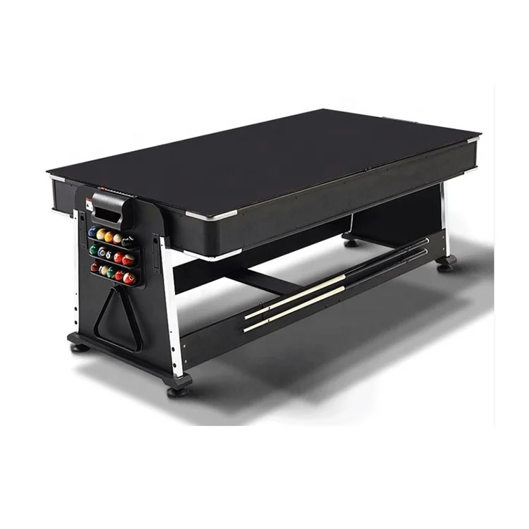 Factory Customize 7 Ft 4 in 1 Multi Game Table Fancy Game Billiards Pool Tables For Game Rooms