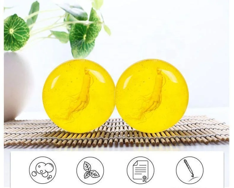 Factory delivery net mite Bitter ginseng soap handmade whitening wash face cleansing bath soap wholesale one-stop delivery OEM