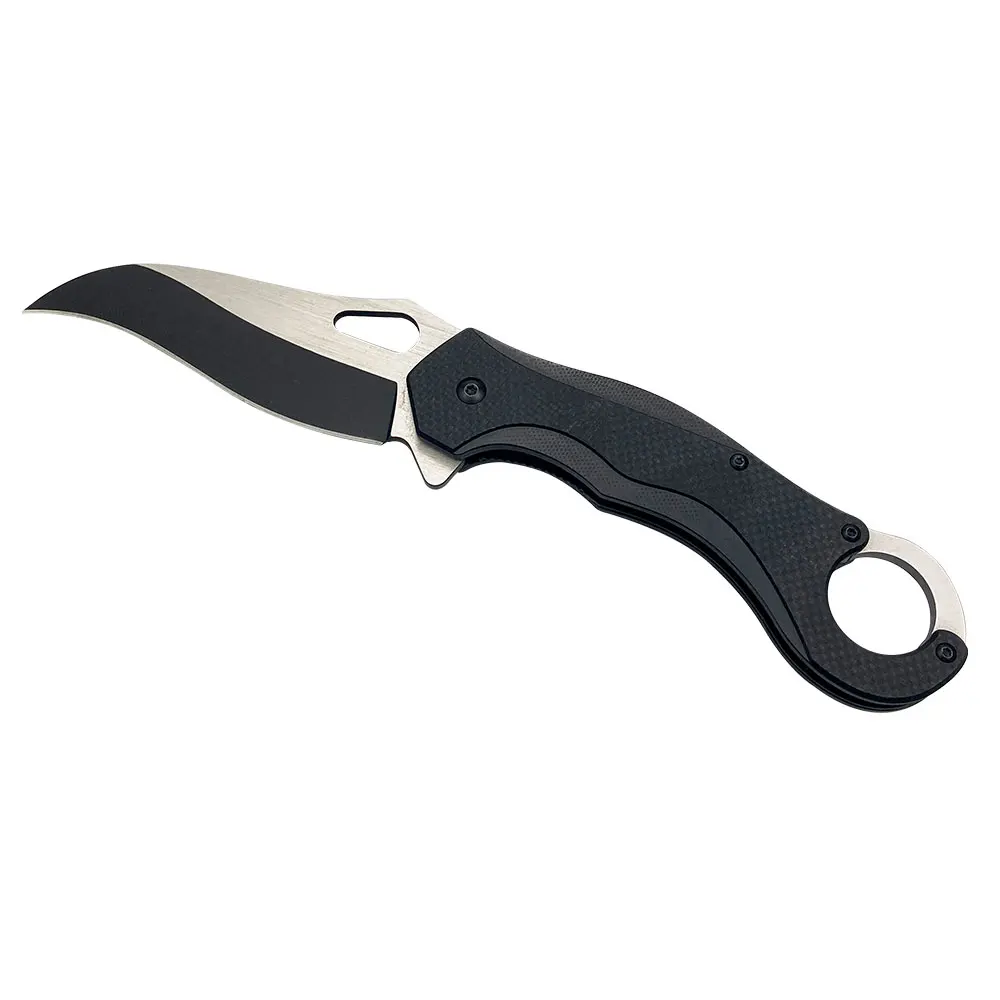 Sharp Outdoor Eagle Type Claw Tactics Fighting Knife G10 Handle Seek Survival Folding Blade Knife