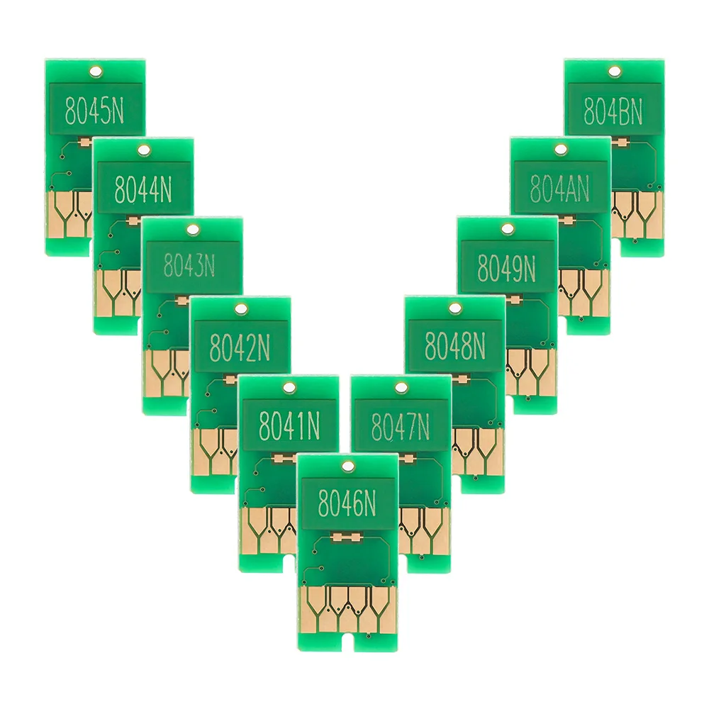 t8041-t8049 ink cartridge chip for Epson Surecolor P8000 P7000 P6000 P9000