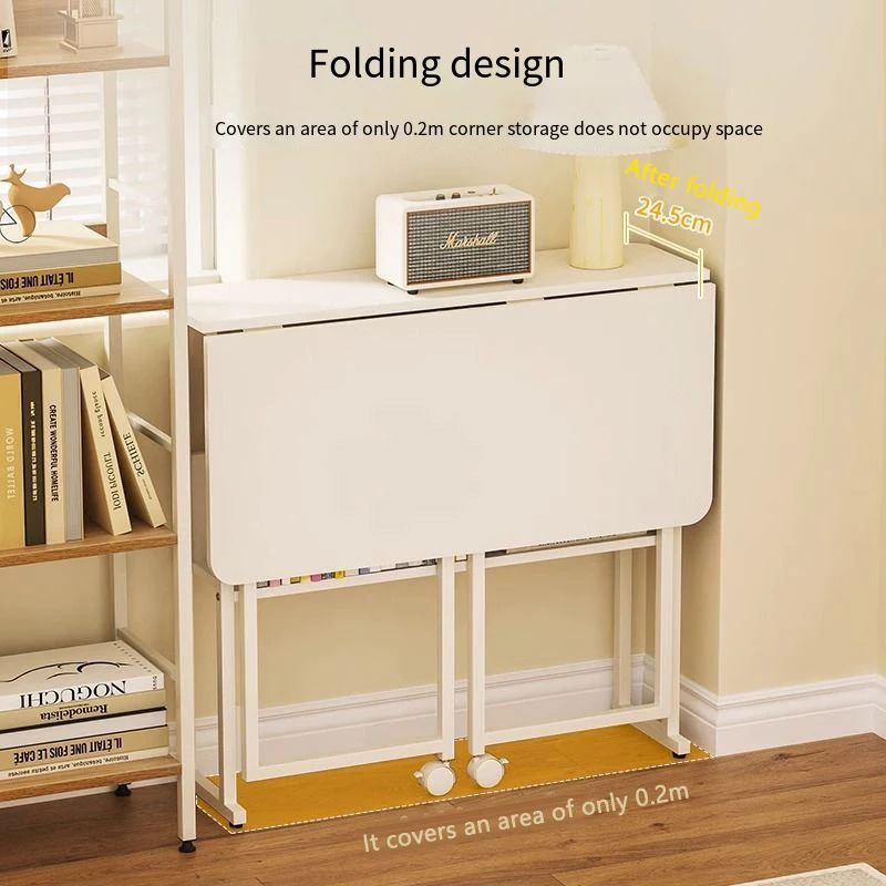 Foldable portable study desk Home computer desk pulley table