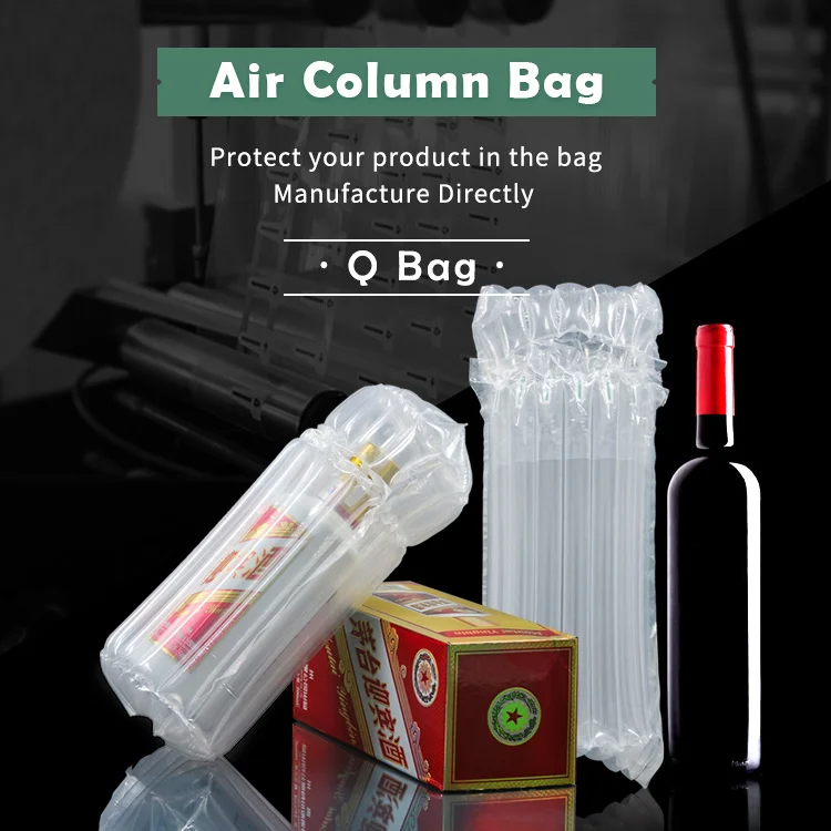 ULINEpak inflatable protector wine bottle air bag sleeves for airplane travel