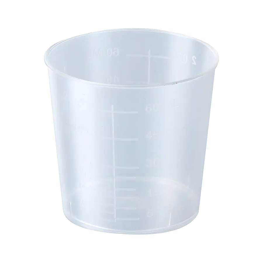 5 мл 15 мл 30 мл 45 мл 60 мл конусные прозрачные лабораторные Медицинские Пластиковые мерные чашки PP