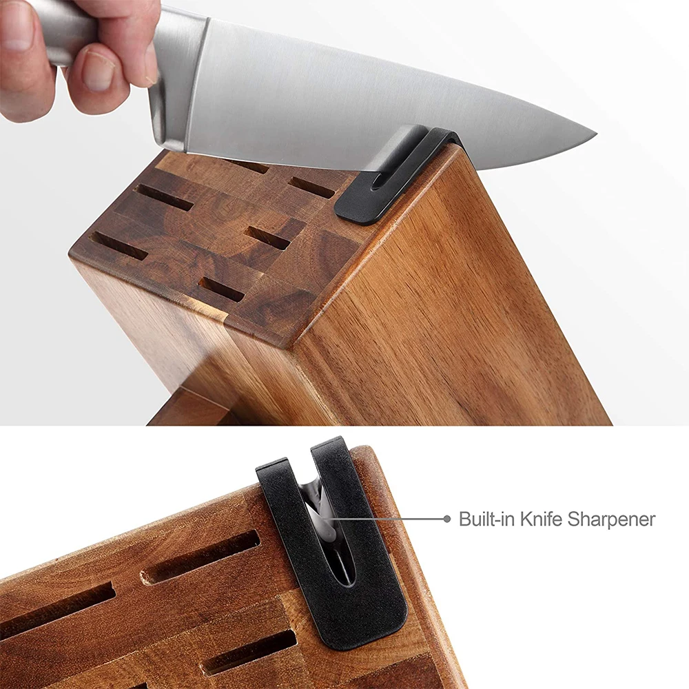  Amazon hot selling knives set 11 pieces german stainless steel kitchen knife chef with