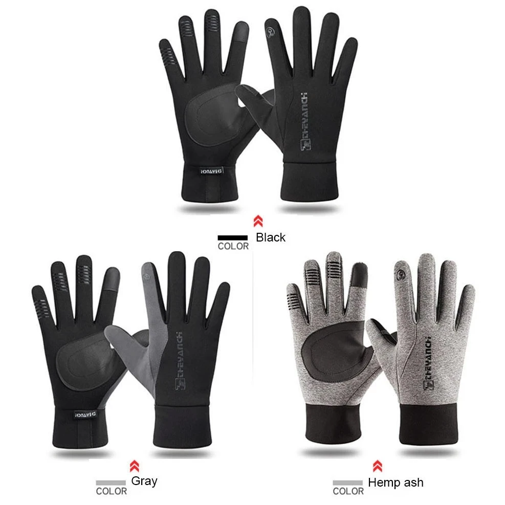Winter Outdoor Sports cycling Gloves Warm Touch Screen Full Finger Gloves For Men Women Gloves