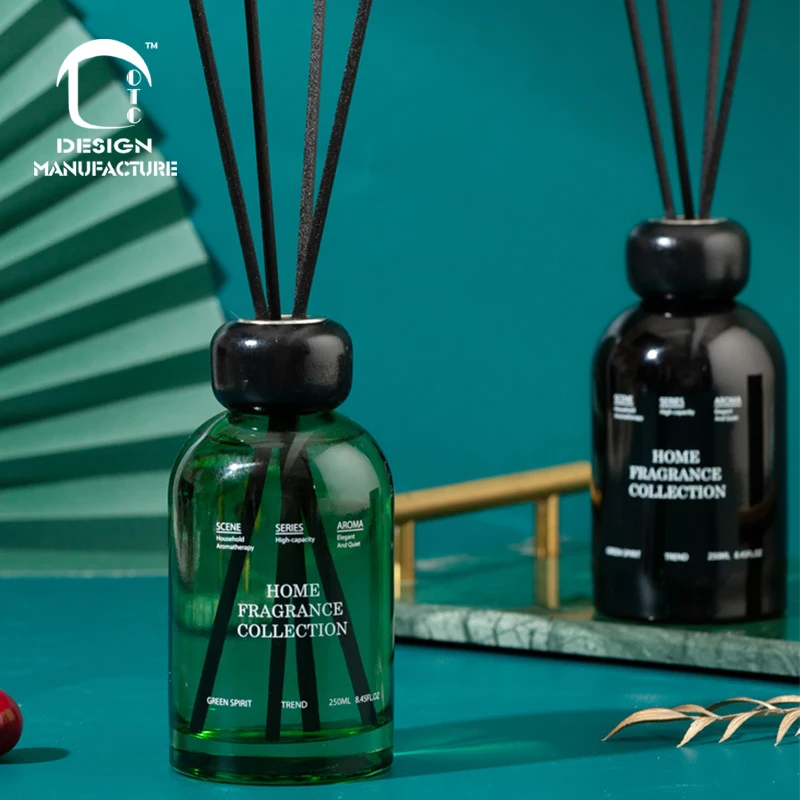 Private Label Wholesale Home Decor Fragrance 200ML Oil Aroma Reed Diffuser with Box