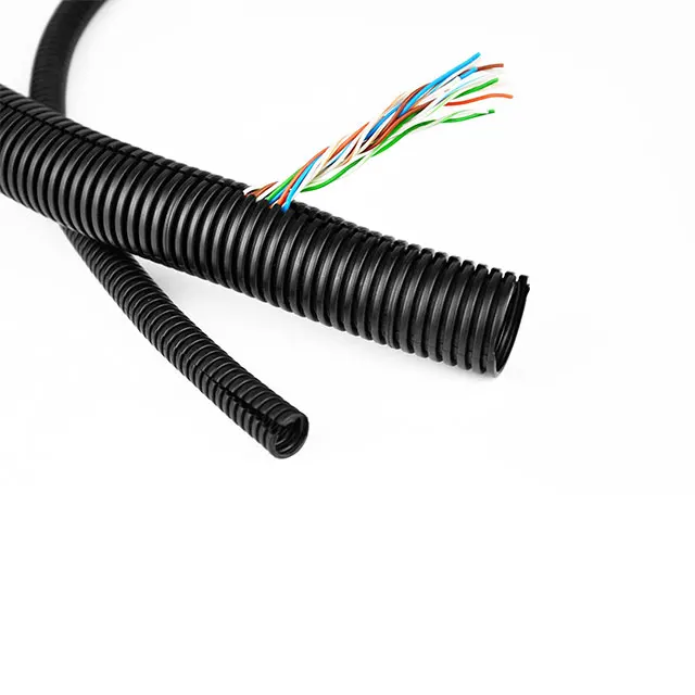 High quality Flexible Conduit Pipe Plastic Corrugated Hose Flame Retardant PP Corrugated Pipe