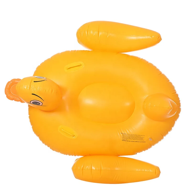 Custom Large Yellow Duck Inflatable Float Row PVC Water Pool Floats Bed Swimming Mat Inflatable Floating Water Toys