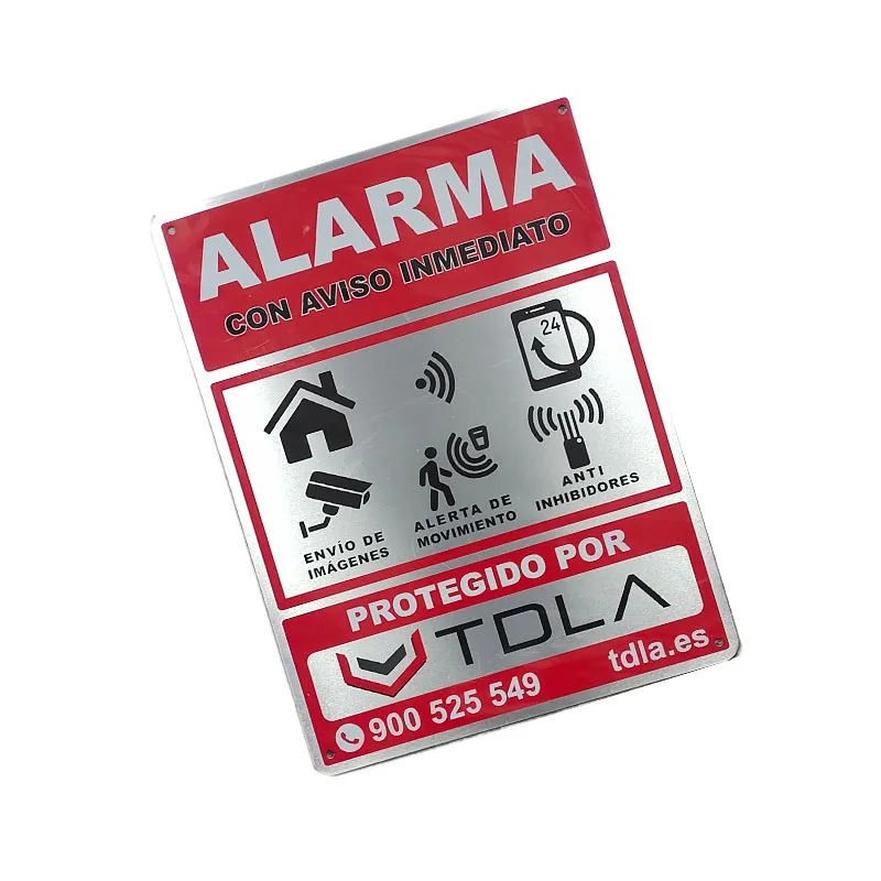 20*30cm custom printing factory price Small MOQ Rectangular custom made metal poster Tin sign