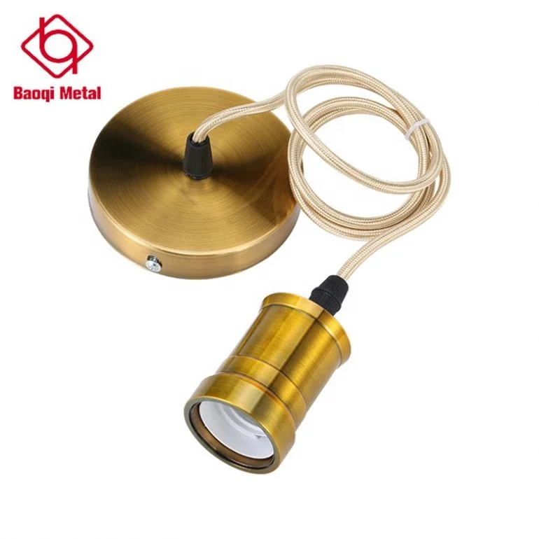 Ceiling Pendant Light Lampholder E27 Suspended Bulb Base E27 Screw Lamp Holder