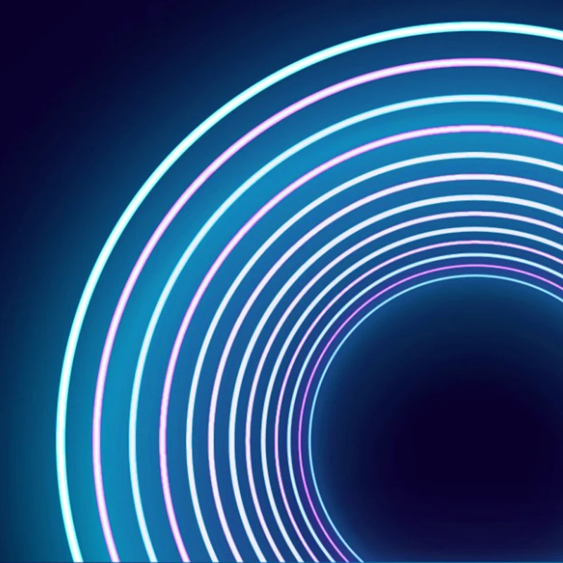 Custom Outdoor Neon Signage Led Neon Sign Waterproof IP67 Horizontally Bending LED Strip Lights Neon Flex 5m 50 meters RGB Strip