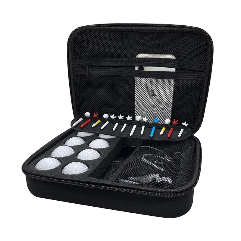 High quality Golf Ball Bag Case for Golf Accessories Tee Ball Marker  Cellphone Key with Golfer Gift