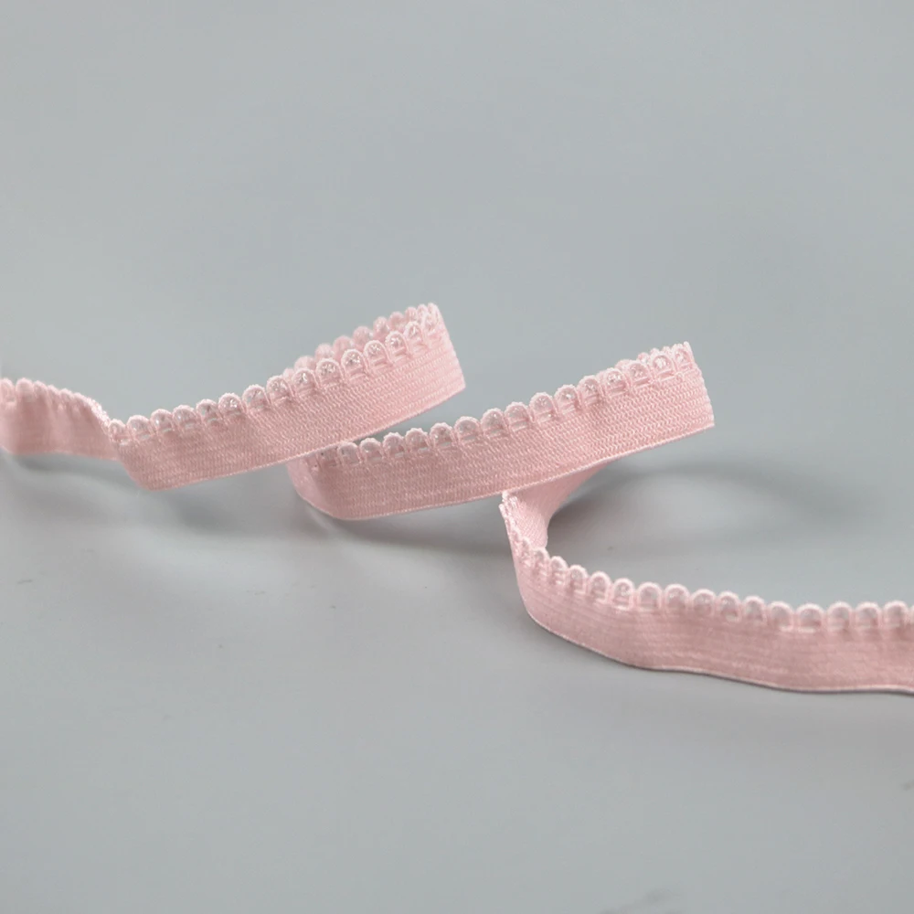 Top Quality Webbing Strap Nylon Strap Spandex Picot Elastic Bands webbing Elastic Band Lingerie Strap