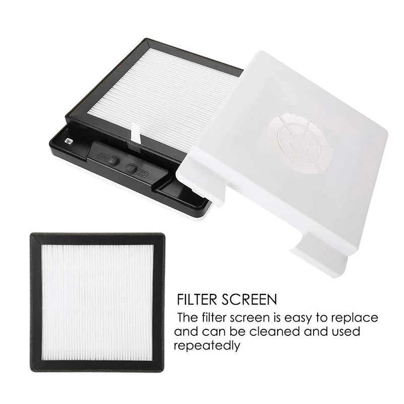 Hot Sale 60W Strong Suction Nail Dust Collector Fan Vacuum Cleaner Manicure Machine Salon Use