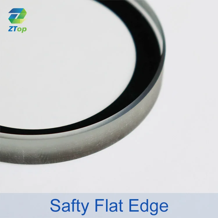 Various size tempered glass custom clear explosion proof extra clear high temperature resistant glass