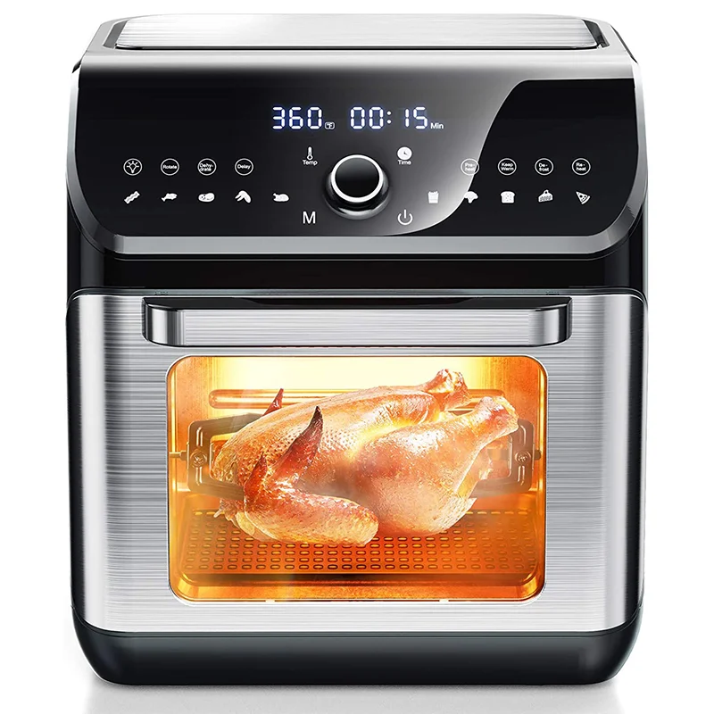 hot air fryer 1700W Digital LCD touch control Air Fryer Big Capacity 12L 15L Oil Free Air Fryer oven