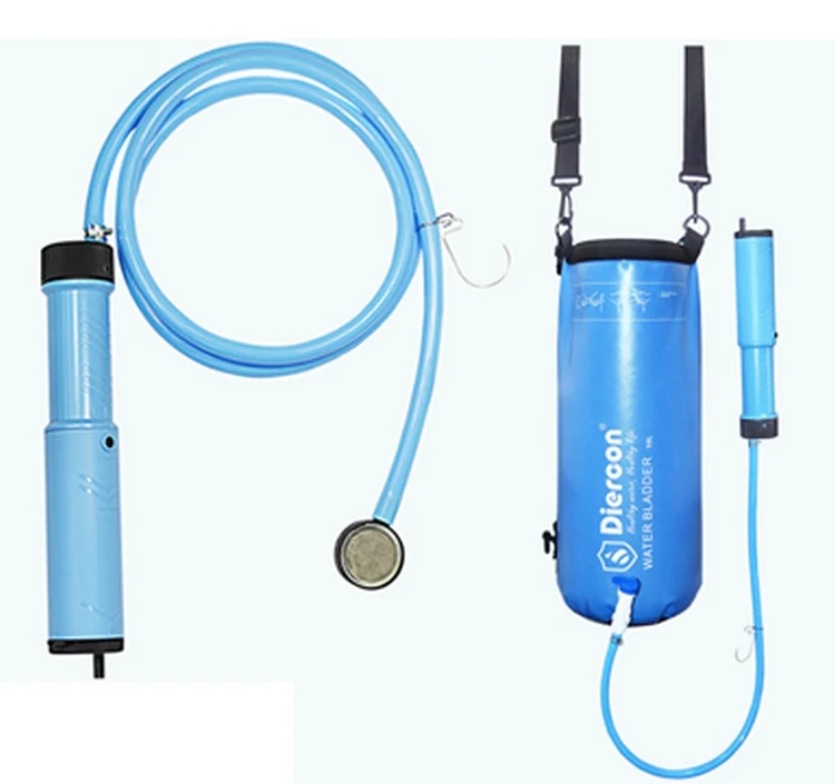 Diercon new item gravity water filter for outdoor camping (GW01)