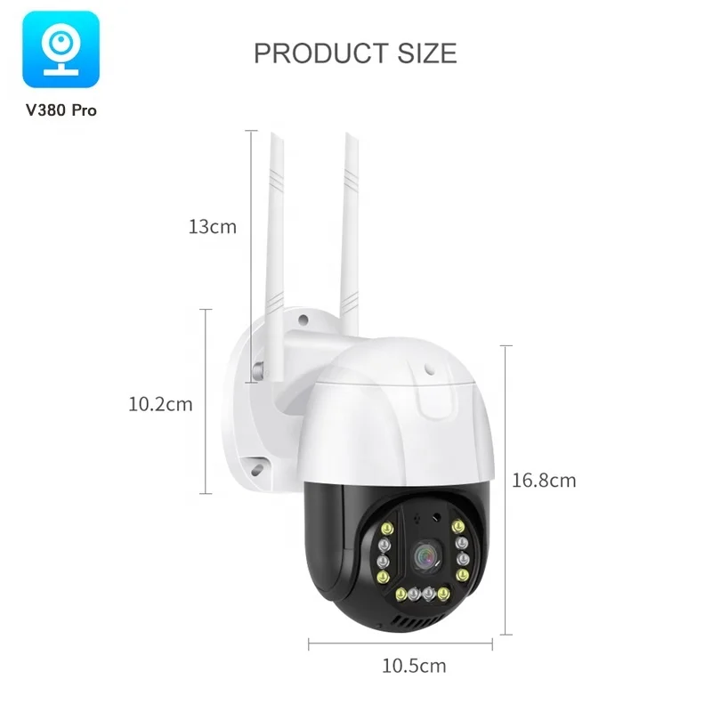 V380 Camera manufacturer Smart Mobile Cctv Night Vision 5MP 360-degree WIFI camera suitable for outdoor waterproof use