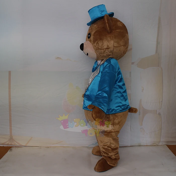 Adult Walking Bear Hare Mascot Costume Cartoon Bunny Suit