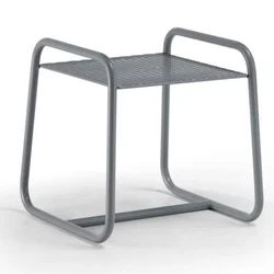 Nordic Style Hot-selling Lolita Rectangular Metal Garden Side Table For Outdoor Furniture