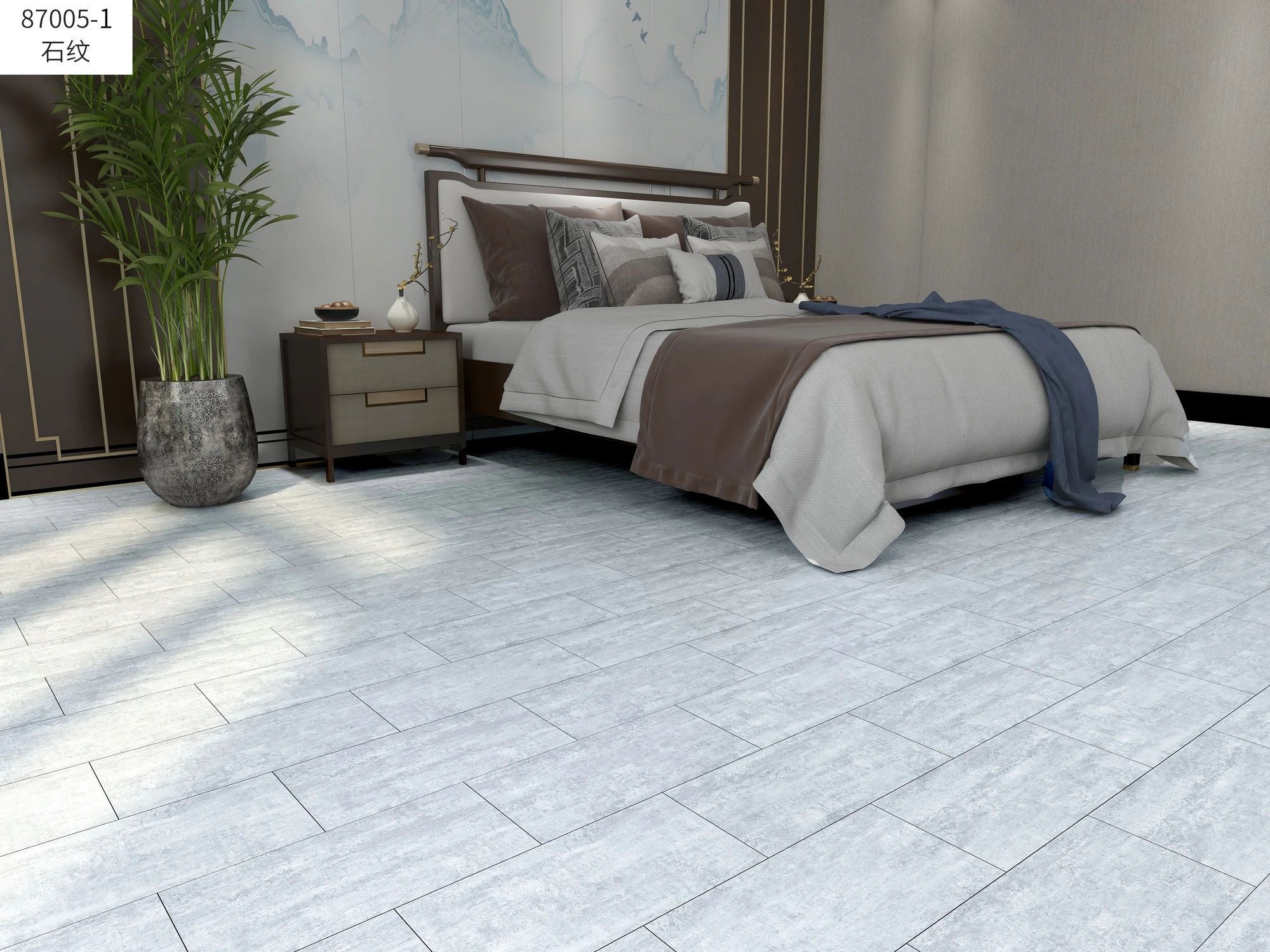 flooring 4mm interlock click lvt spc flooring Luxury Vinyl SPC Stone Plastic Composite