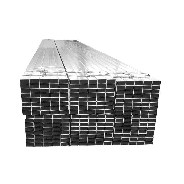 Tianjin EKun factory directly 40x40 square tube SHS hot dip galvanized steel round pipe