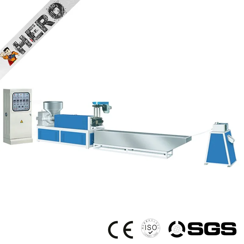 ldpe pelletizing plastic recycle machine prices granulator for polyethylene recycled pet blue granules
